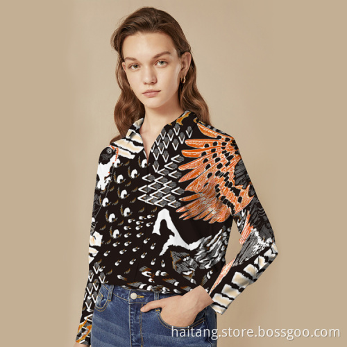 Digital Printing Fabric Calico Cloth Man Shirt Fabric